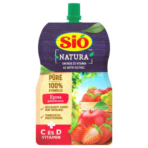 Sió Natura Mix de fructe cu căpșuni - 120 g